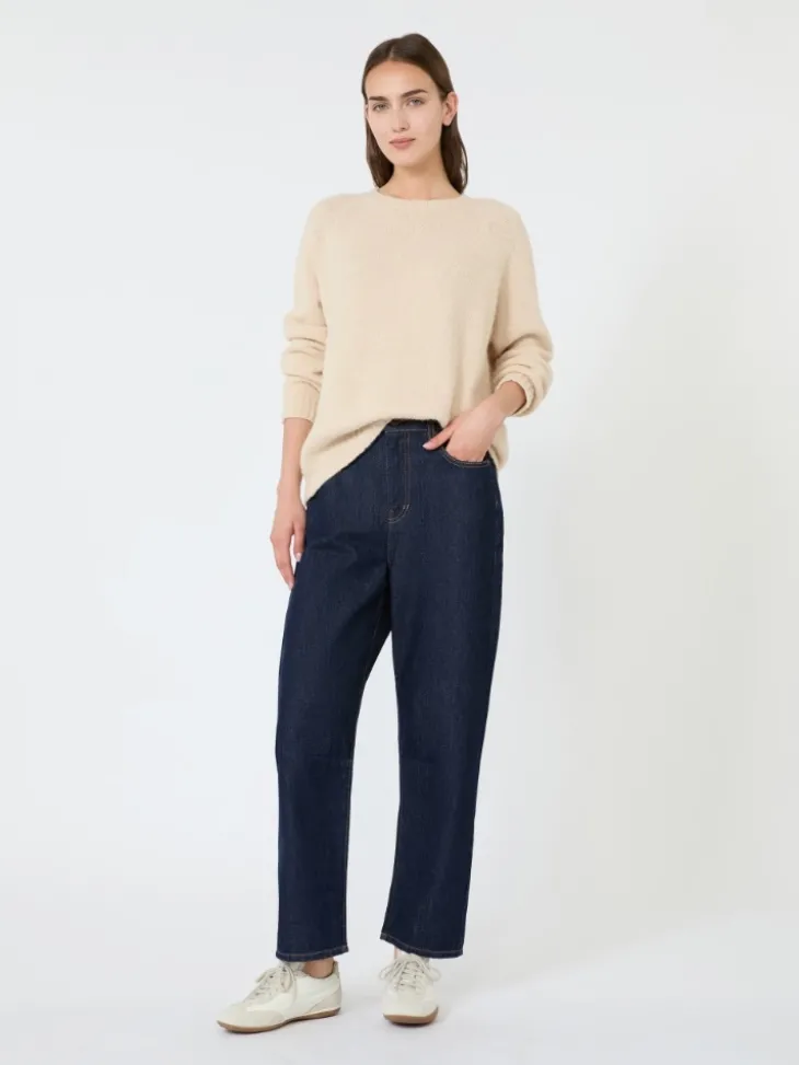 Alpaca and cotton sweater - SAND
