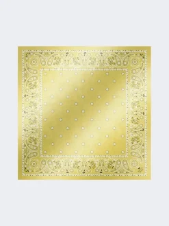 Bandanna print silk foulard - GREEN