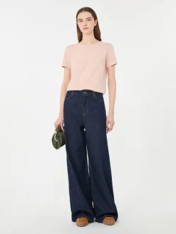 Basic cotton jersey T-shirt - PINK