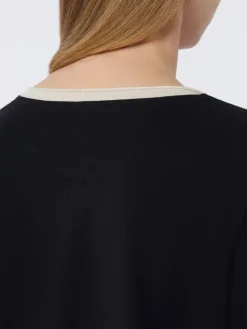 Basic jersey T-shirt - BLACK