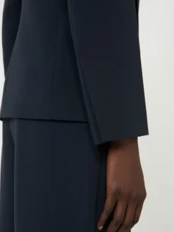 Cady jacket with sash detail - MIDNIGHTBLUE