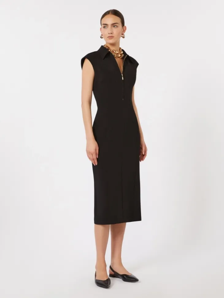 Cady midi dress - BLACK