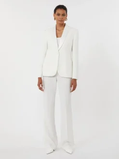 Cady Tuxedo jacket - WHITE