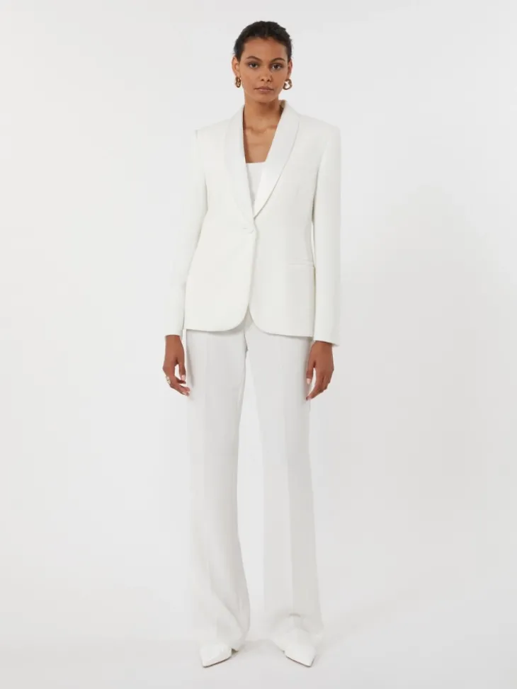 Cady Tuxedo jacket - WHITE