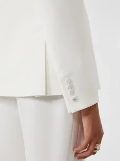 Cady Tuxedo jacket - WHITE