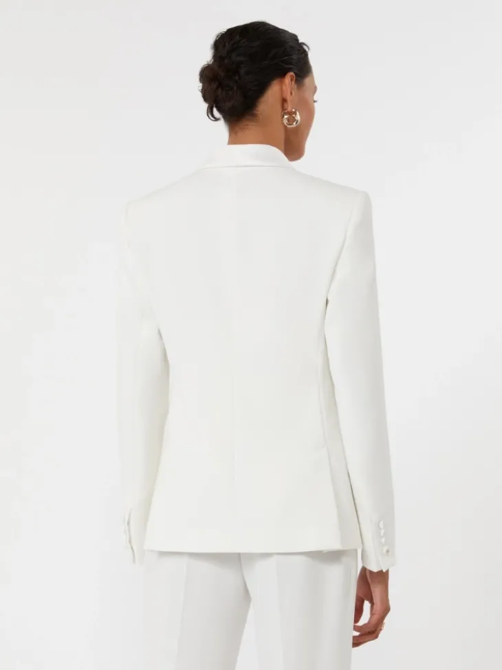 Cady Tuxedo jacket - WHITE