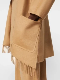 Camel cardigan coat - CAMEL