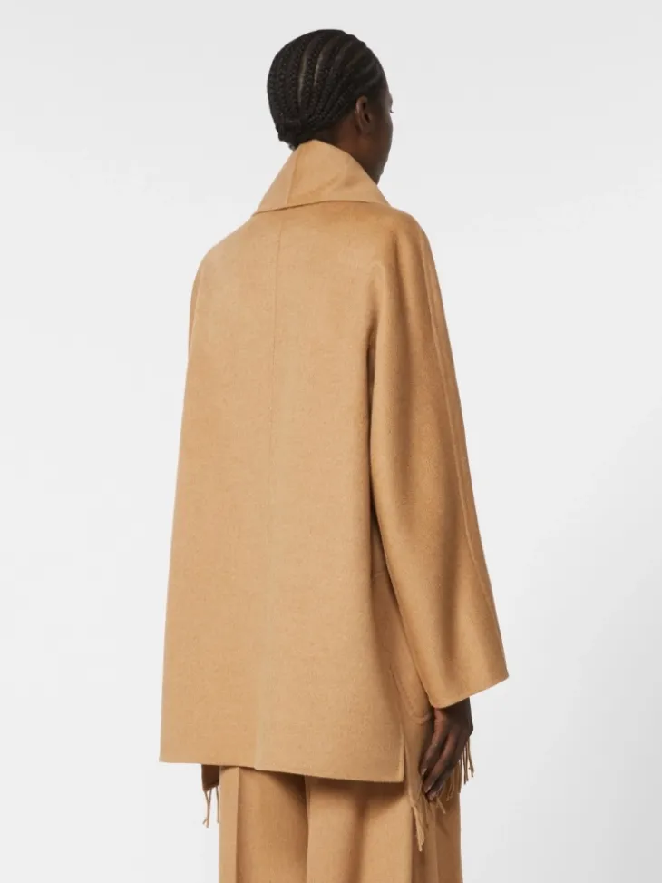 Camel cardigan coat - CAMEL