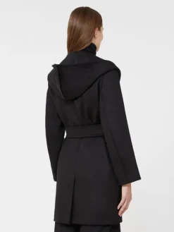 Camel robe coat - BLACK