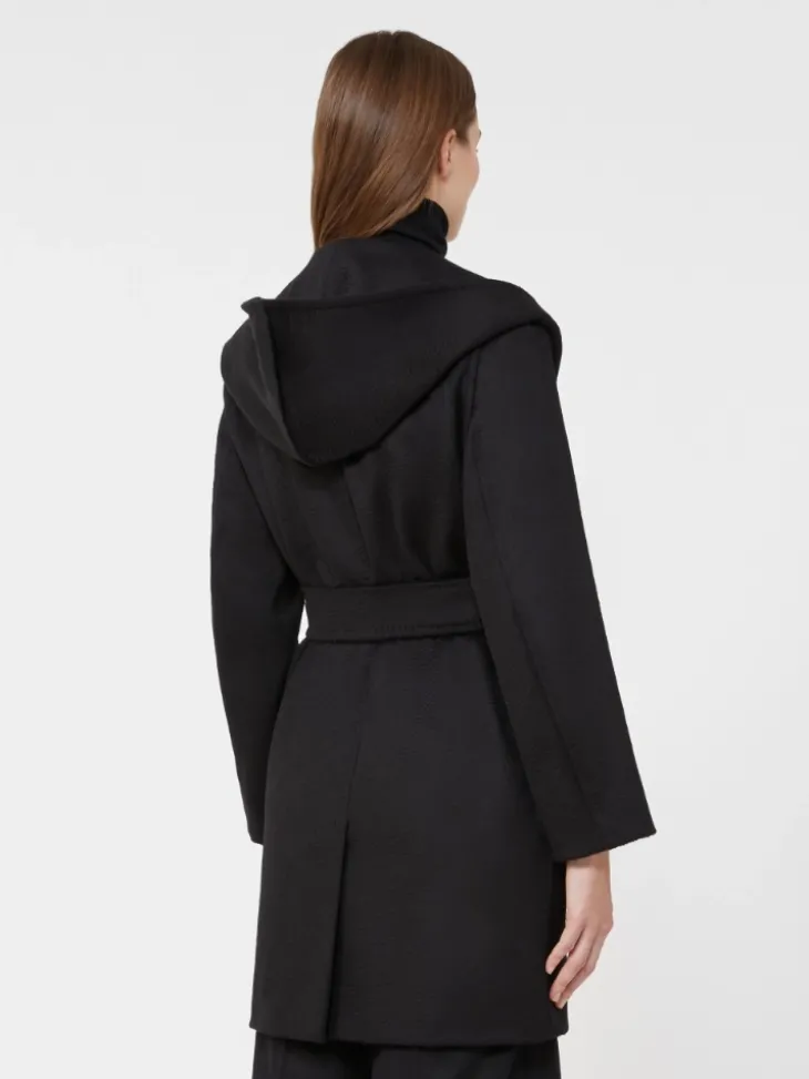 Camel robe coat - BLACK