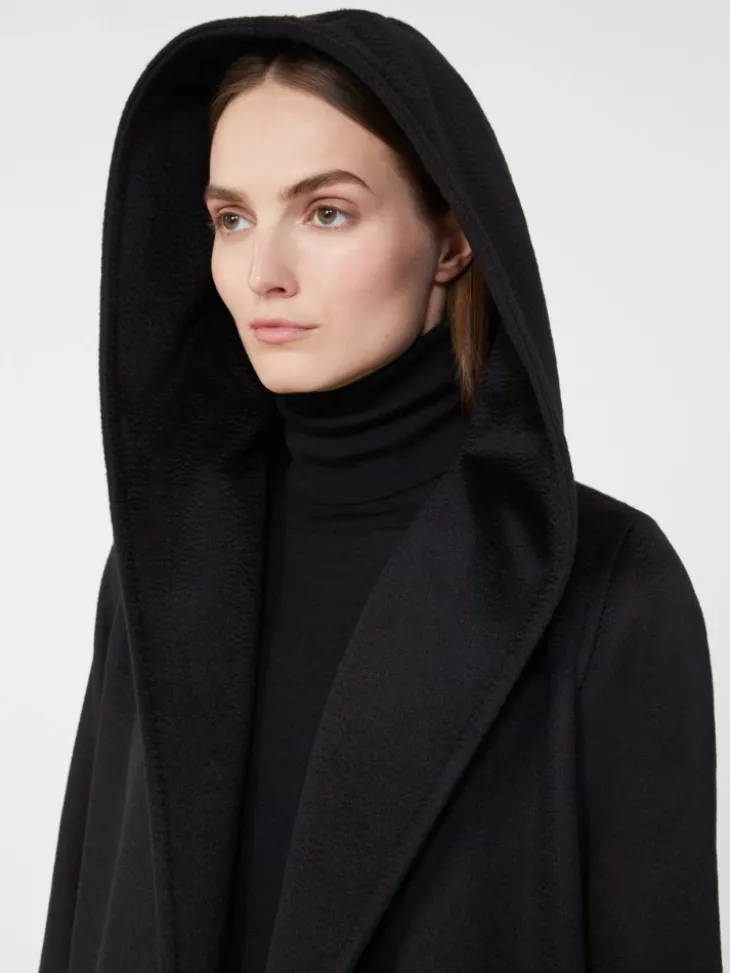Camel robe coat - BLACK