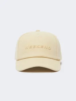 Canvas baseball cap - BEIGE