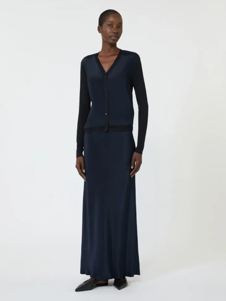 Cashmere and silk cardigan - ULTRAMARINE