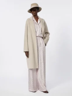 Cashmere robe coat - SAND