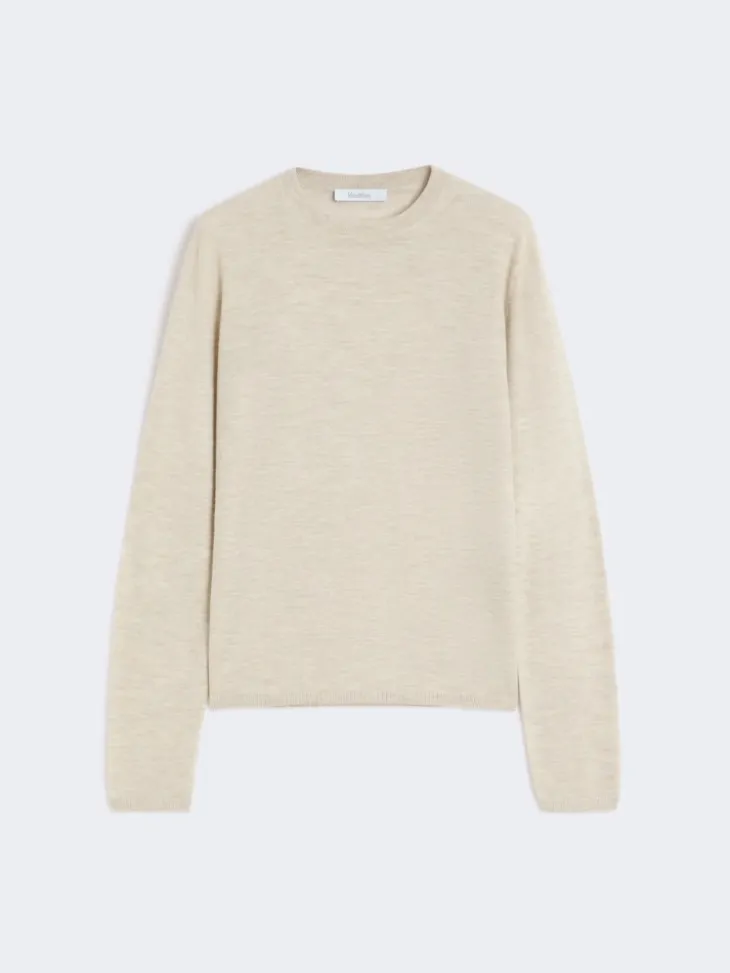 Cashmere yarn sweater - BEIGE