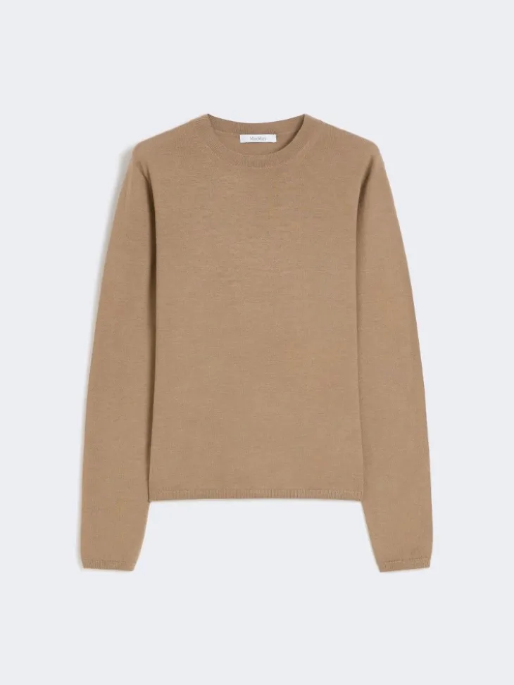 Cashmere yarn sweater - HAZELNUT BROWN