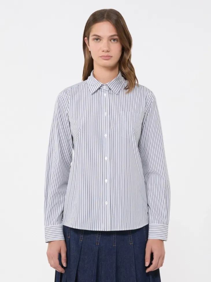 Classic cotton shirt - NAVY