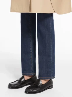 Classic leather moccasins - BLACK
