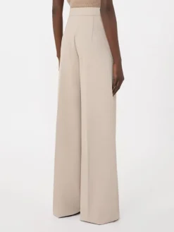 Compact jersey trousers - SAND