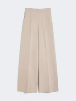 Compact jersey trousers - SAND