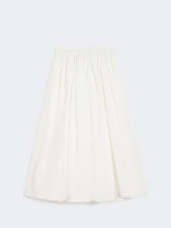 Cotton balloon skirt - IVORY