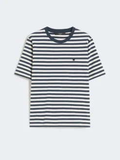 Cotton basic T-shirt - ECRU