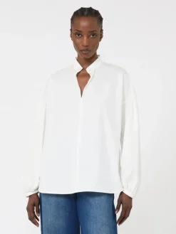 Cotton blouse - IVORY