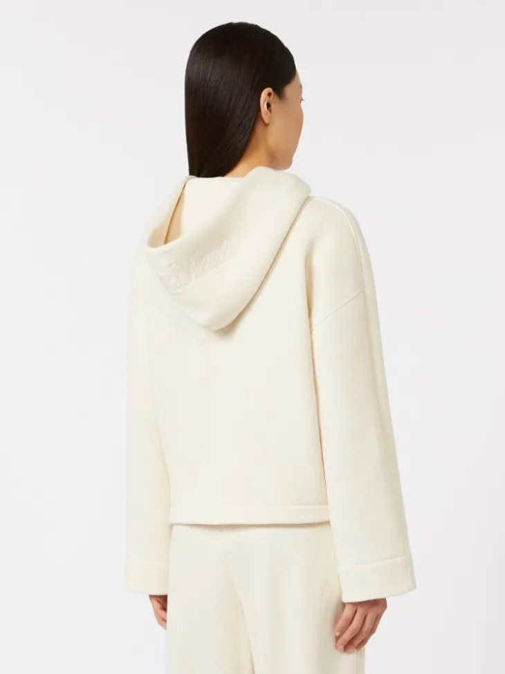 Cotton jersey sweatshirt - IVORY