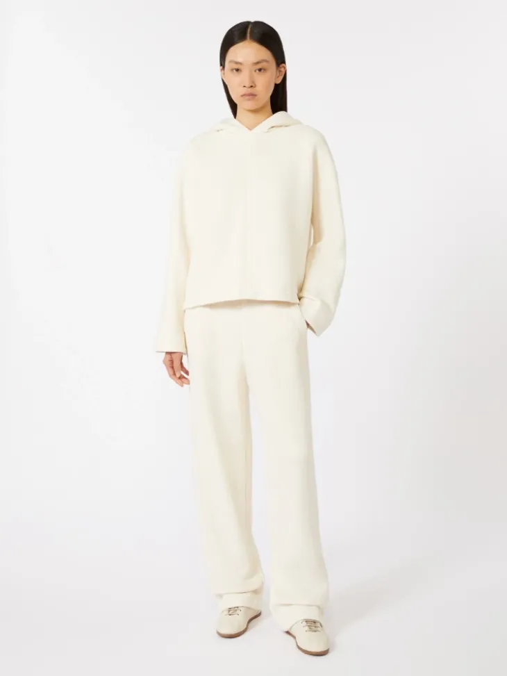 Cotton jersey sweatshirt - IVORY