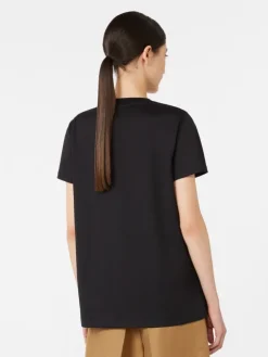 Cotton jersey T-shirt - BLACK