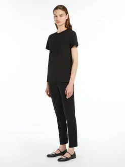 Cotton jersey T-shirt - BLACK