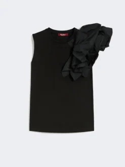 Cotton jersey T-shirt - BLACK