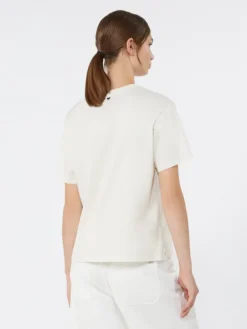 Cotton jersey T-shirt - ECRU