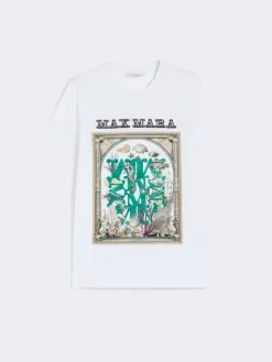 Cotton jersey T-shirt - OPTICAL WHITE