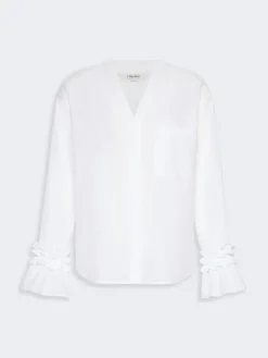 Cotton muslin shirt - WHITE