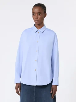 Cotton Oxford shirt - LIGHT BLUE