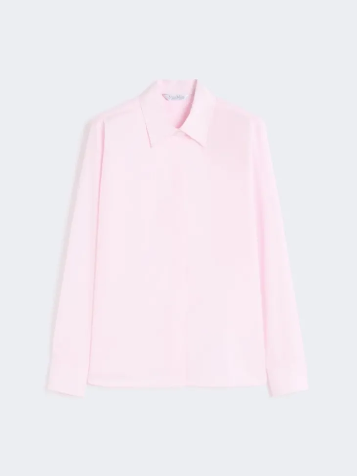 Cotton poplin shirt - PINK
