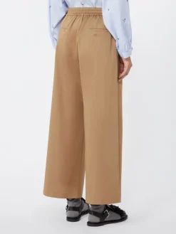 Cotton rasetto trousers - EARTH