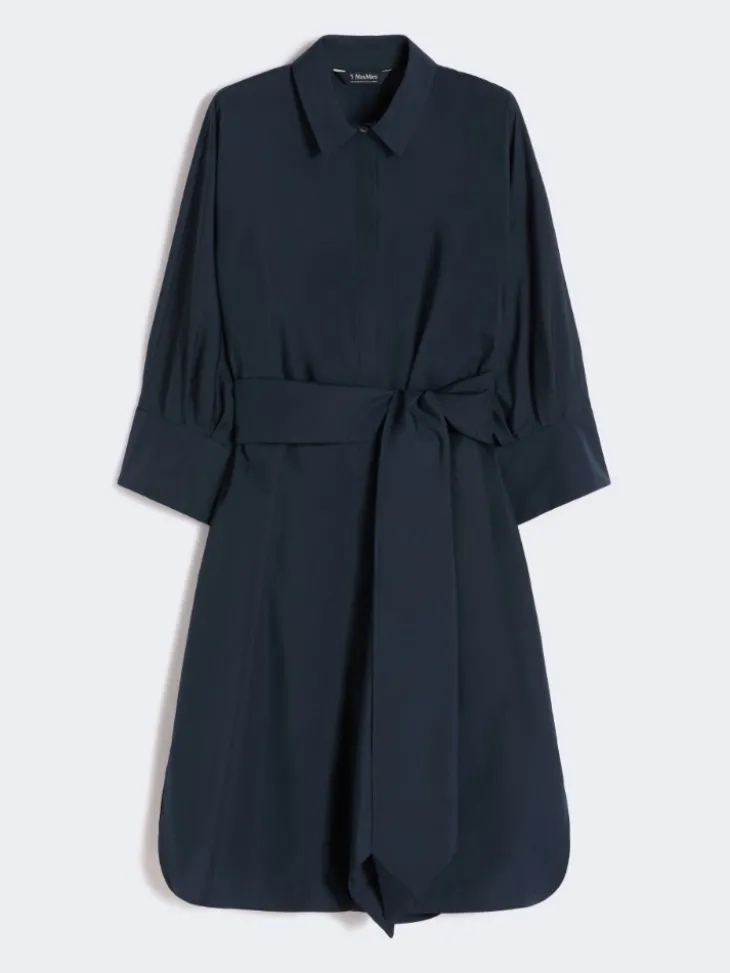 Cotton shirt dress - MIDNIGHTBLUE