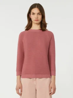 Cotton sweater - ANTIQUE ROSE