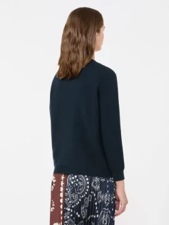 Cotton sweater - NAVY