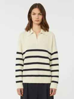 Cotton yarn jumper - NAVY