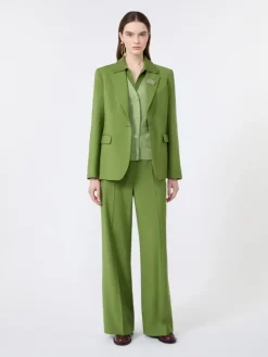 Cotton yarn sweater - GREEN