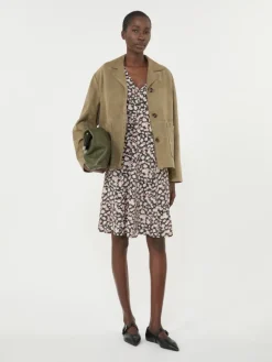 Cropped suede jacket - MUD