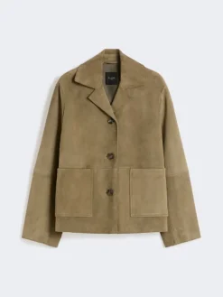 Cropped suede jacket - MUD