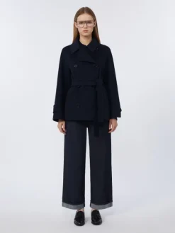 Denim turn-up jeans - ULTRAMARINE