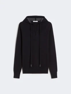 Fitted wool jumper - NAVY