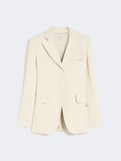 Gabardine blazer - VANILLA