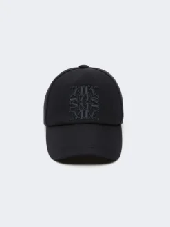 Gabardine water-repellent baseball cap - MIDNIGHTBLUE