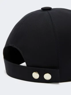 Gabardine water-repellent baseball cap - MIDNIGHTBLUE